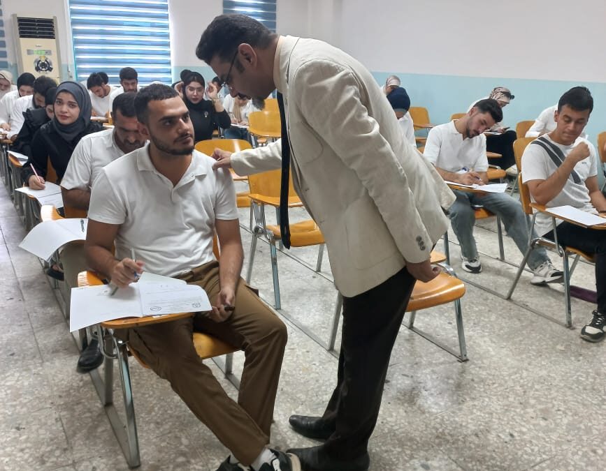 استمرار الامتحانات النهائية للدور الثاني للعام الدراسي 2024- 2025في كلية الهندسة الجامعة العراقية
