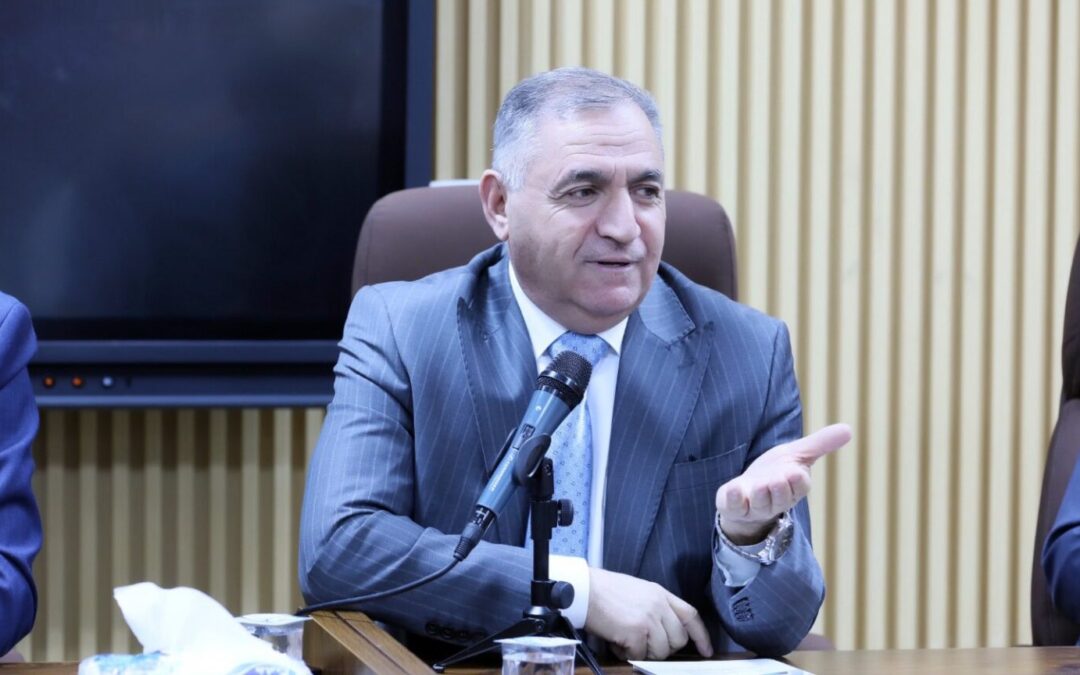 الأستاذ الدكتور علي صالح الجبوري رئيس الجامعة يلتقي ولليوم الثاني على التوالي أعضاء هيئة التدريس