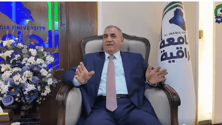 لسيد رئيس الجامعة العراقية الاستاذ الدكتور علي صالح الجبوري ومساعديه الاداري والعلمي في جلسة تشاورية مع عمداء الكليات.. رؤى مشتركة لتعزيز مسيرة الجامعة وتطوير الأداء الأكاديمي.